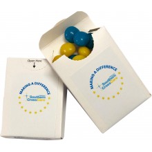 Flip Lid Cardboard Box with Chewy Fruit 25g